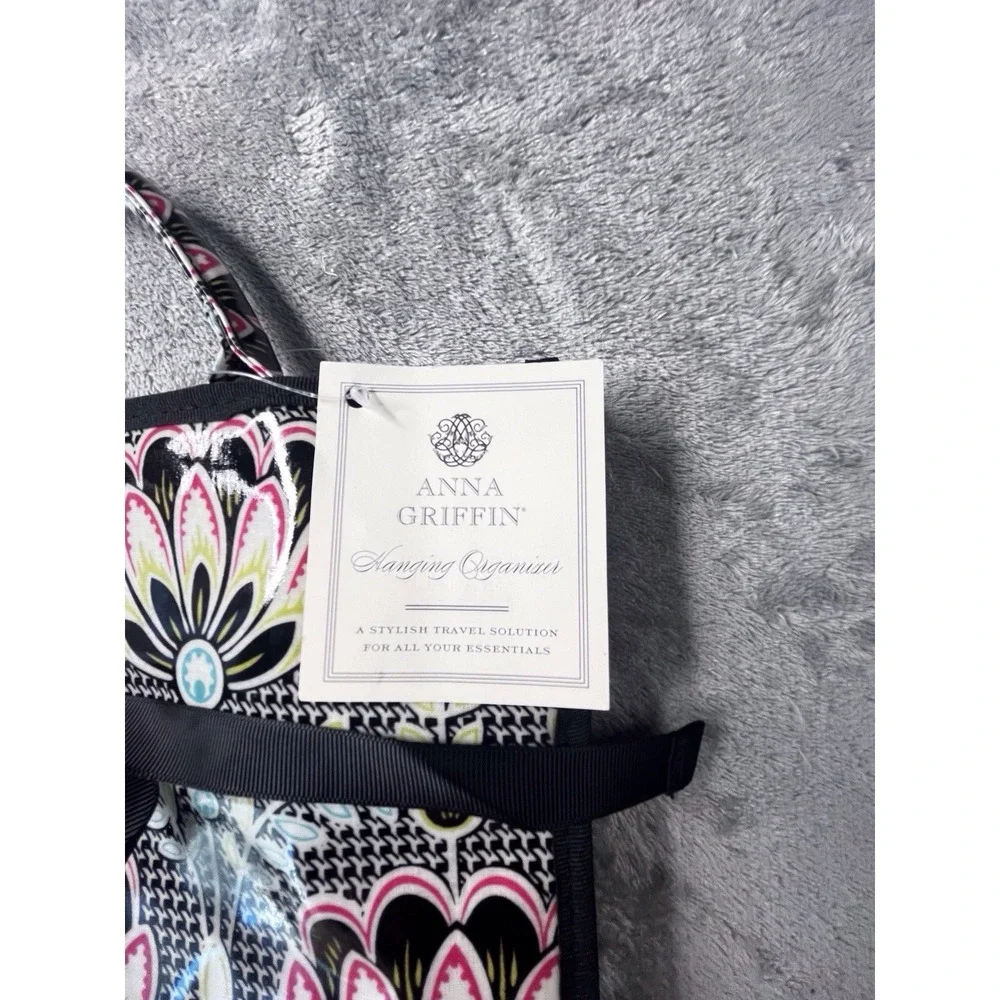 Anna Griffin Eleanor Lotus Hanging Organizer‎ Toiletry Travel Bag FG2511 Floral